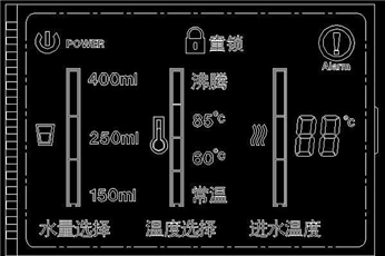 Boiler LCD screen drawings